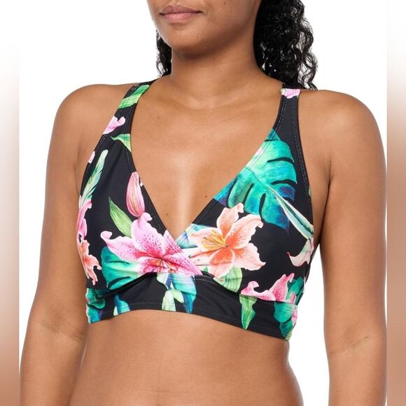 NEXT 2pc Women's M Keoki Palms 25 min Sports Bra Swim Top + High Rise Bikini NWT - Picture 4 of 16